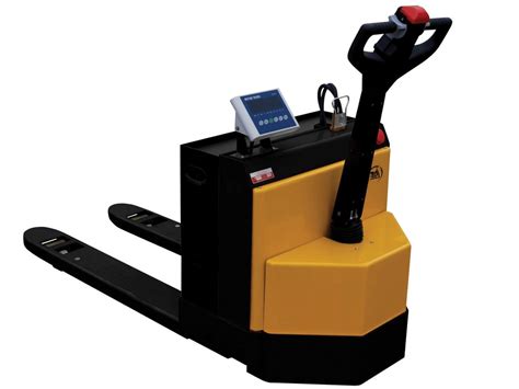 powered pallet jack with scale